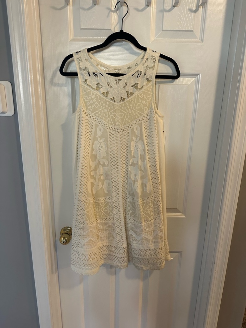 NWT Anthropologie Ivory Lace Dress